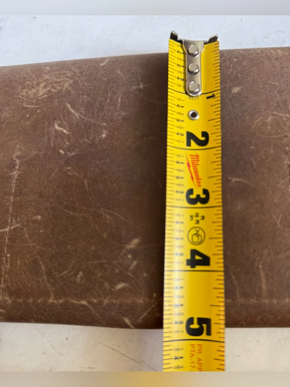Brown and Cream VTG Cowhide Clutch
